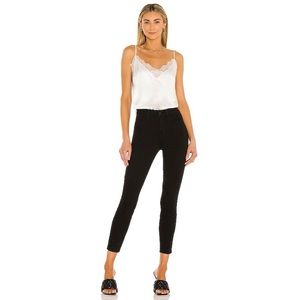 L’AGENCE Margot High Rise Skinny in Noir size 30